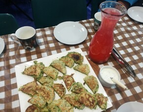 Broccoli &amp; Spinach Fritters