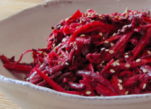 Beetroot Carrot & Sesame Seed Salad
