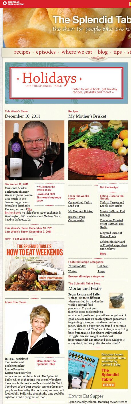 USA The Splendid Table