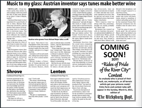 USA the Vicksburg Post