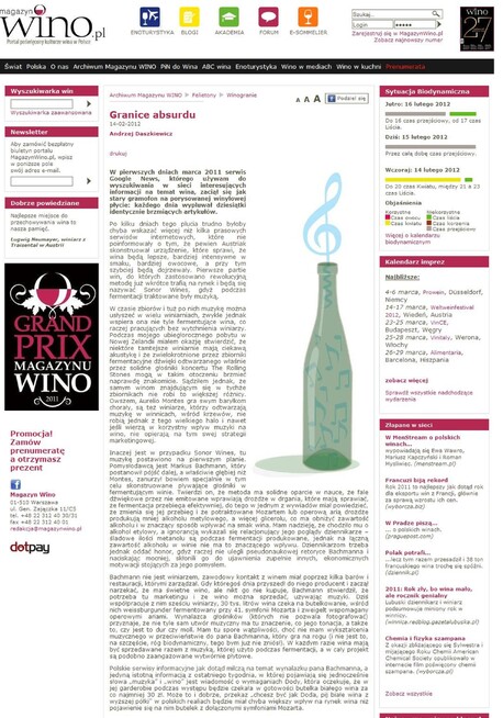 Poland Magazyn Wino