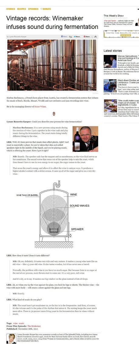 USA the Splendid Table Inteview