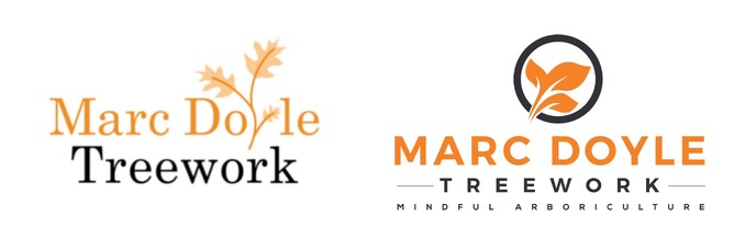 Before & After Marc Doyle Treework brand logo.