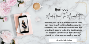 Avoiding Burnout