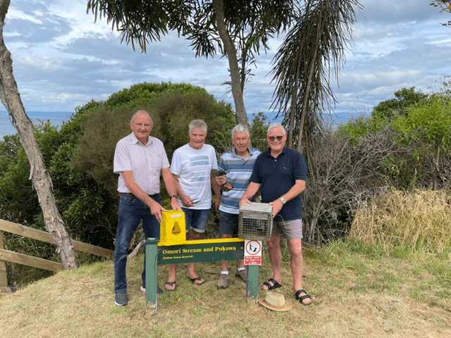 Left to right: Dennis Sherson, Laurie Back, Russell Shaw and Gray Thompson from OKPMG