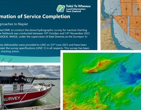 LINZ HS57 Approaches to Napier Survey Delivered