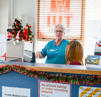 Reception desk