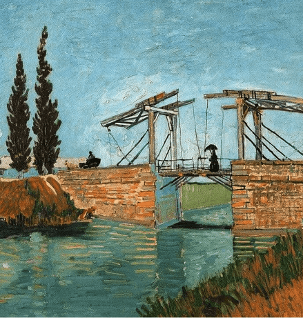 Grafika Art 1000 Piece Jigsaw Puzzle Van Gogh - Pont de Langlois en Arles, 1888