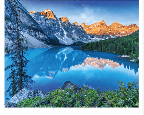 Hinkler Mindbogglers 1000 Piece Jigsaw Puzzle Moraine Lake, Alberta Canada