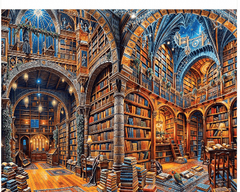 Hinkler Mindbogglers Artisan 1000 Piece Jigsaw Puzzle Magician's Library