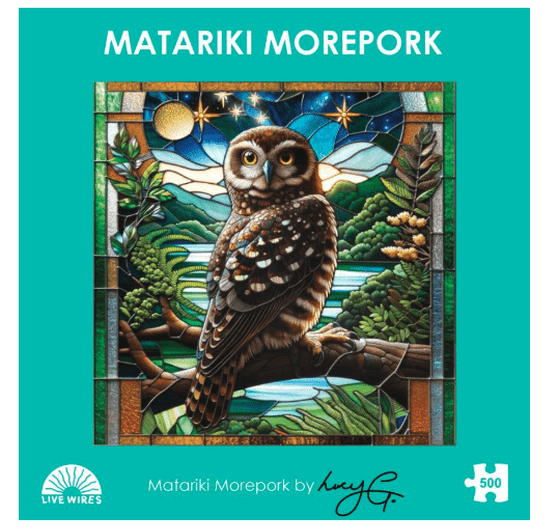 Lucy Gauntlett Matariki Morepork 500 Piece Jigsaw Puzzle $34.95