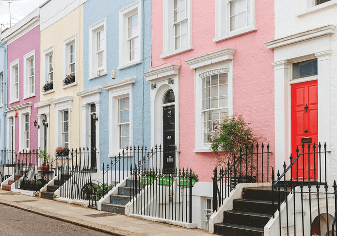 Ravensburger 500 Piece Jigsaw Puzzle Colourful Town Houses in London