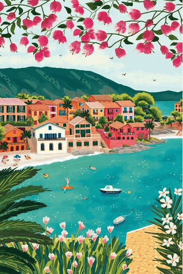 Pieces & Peace 1000 Piece Jigsaw Puzzle Kefalonia Greece