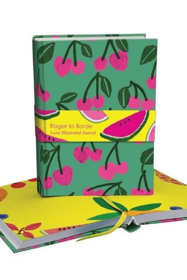 Illustrated Journal Roger La Borde Cute Fruit $19.50