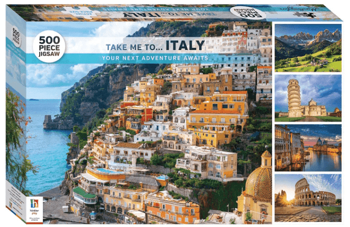 Hinkler Mindbogglers 500 Piece Jigsaw Puzzle Take Me to Italy