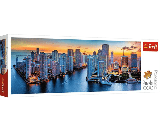 Trefl 1000 Piece Panorama Jigsaw Puzzle Miami After Dark