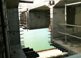 PTG grouting under construction