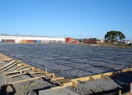 PTG Slab on grade flooring under construction
