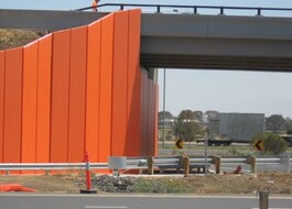 VSoL retaining wall motorway project