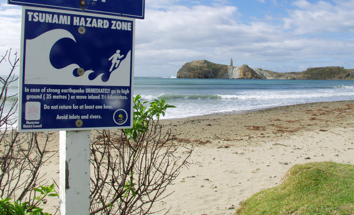 Tsunami evacuation zones wellington