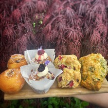 Treat yourself to a hot beverage and a snack at Clementine Cafe in Amber Garden Centre, Cambridge