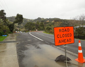 Closure of the SH25 Bridge at Kuaotunu