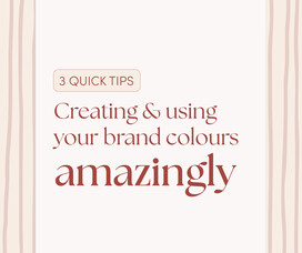 How to create and use your brand colours
