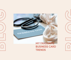 My favourite business card trends