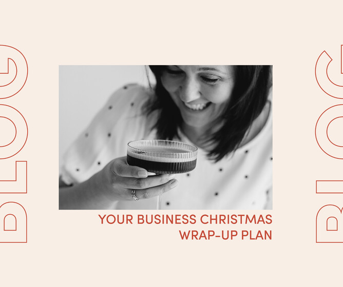 Image for blog about Christmas planning for service based businesses. Showcases a picture of women drinking an espresso martini. Blog written by Creative Box, graphic designer. Te Awamutu, New Zealand.