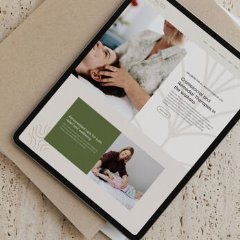  Image of Vital Body Therapy's website. Designed by Creative Box. Waikato, New Zealand. 
