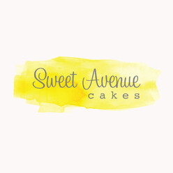 Logo design for Hamilton cake maker, Sweet Avenue Cakes. Creative Box, Waikato, New Zealand