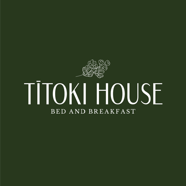 Image of Titoki House logo. Designed by Creative Box. Waikato, New Zealand.