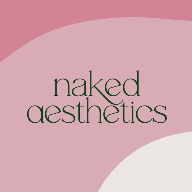 Image of Naked Aesthetics logo. Designed by Creative Box. Waikato, New Zealand.