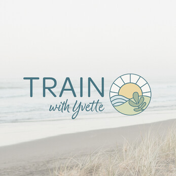  Image of Train With Yvette logo. Designed by Creative Box. Waikato, New Zealand. 