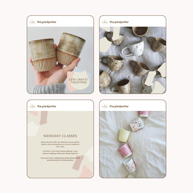 Logo & business cards for Waikato wedding celebrant, Hitched by Holly. New Zealand.