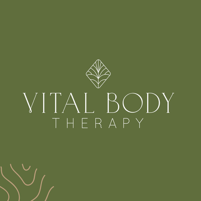 Image of Vital Body Therapy's logo. Designed by Creative Box. Waikato, New Zealand.