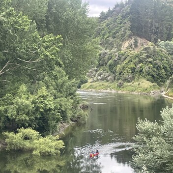 Canoeing the Whanganui River