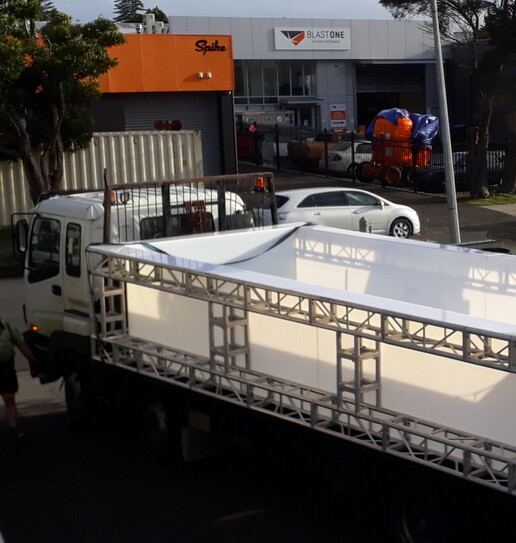 Natural HDPE Swimming Pool (for TV Show)