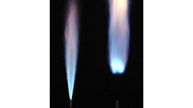 Hydrogen flame speed and flame lift