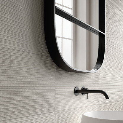 Shale Moon Ribbed Cambridge Tiles