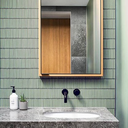 Mosaic Finger Verde Cambridge Tiles