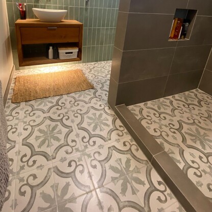 Replica Provincial Verde Cambridge Tiles