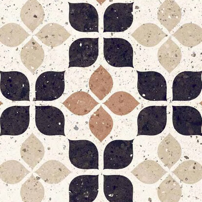 Frammenti Terracotta Fiore Cambridge Tiles