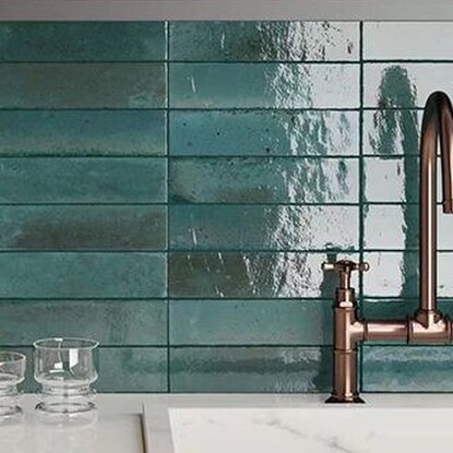 Kashgar Artic Blue Cambridge Tiles