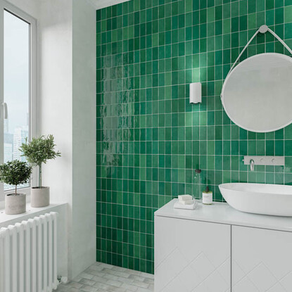 Fez emerald gloss Cambridge Tiles