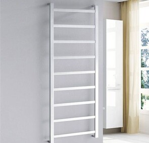 Modern, stylish heated towel rails