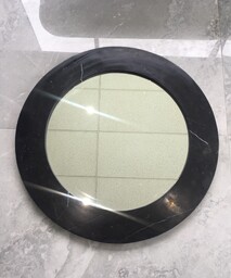 Marble Frame Round Mirror - 700mm