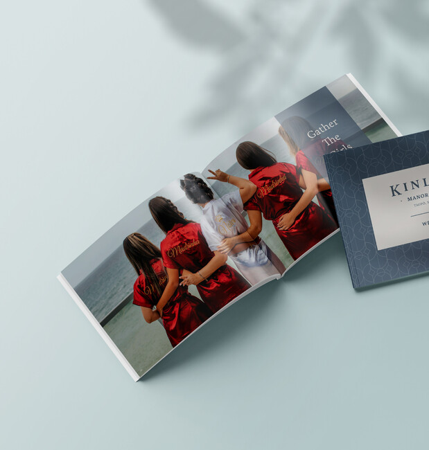 Kinloch Manor & Villas Wedding Brochure Design | Cohesive branding and marketing materials