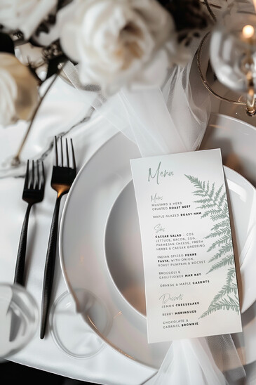 On the wedding day | Wedding Stationery Design