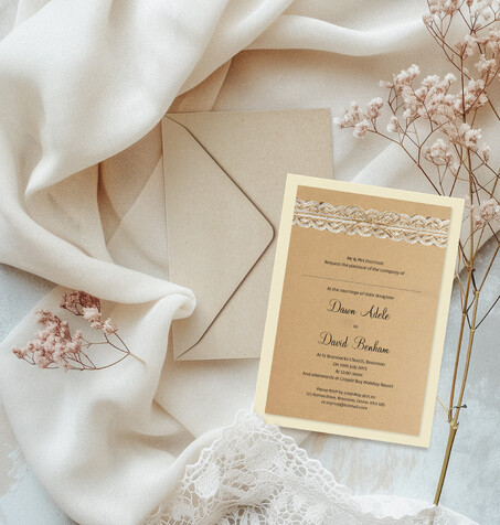 Rustic Wedding Stationery | Wedding Invite Design